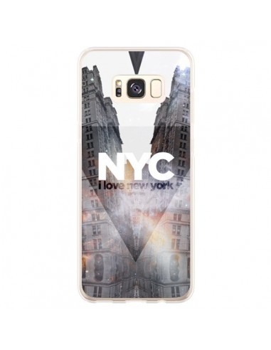 Coque Samsung S8 Plus I Love New York City Orange - Javier Martinez