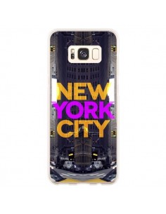 Coque Samsung S8 Plus New York City Orange Violet -...