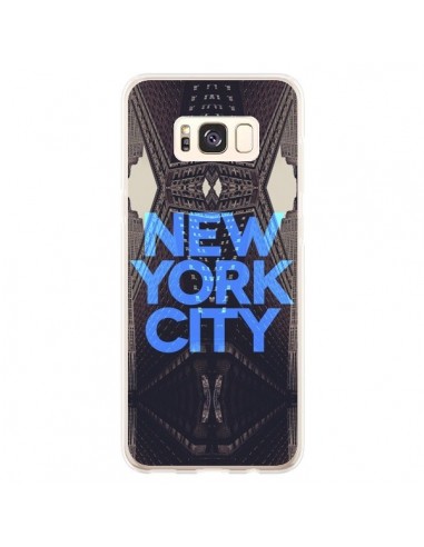 Coque Samsung S8 Plus New York City Bleu - Javier Martinez