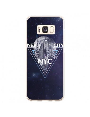 Coque Samsung S8 Plus New York City Triangle Bleu - Javier Martinez