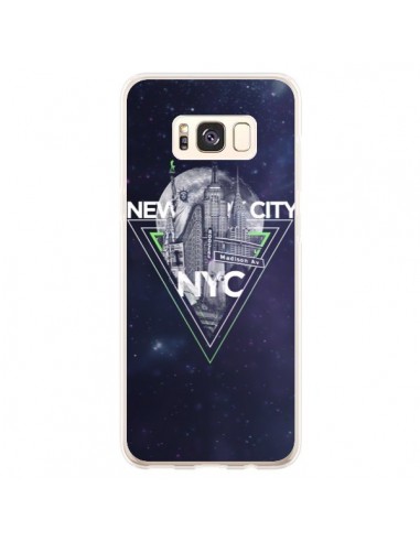 Coque Samsung S8 Plus New York City Triangle Vert - Javier Martinez