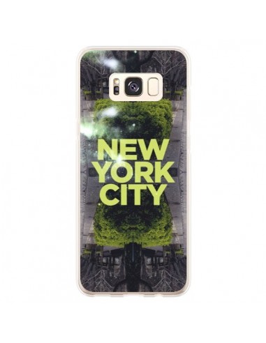 Coque Samsung S8 Plus New York City Vert - Javier Martinez