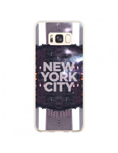 Coque Samsung S8 Plus New York City Violet - Javier Martinez