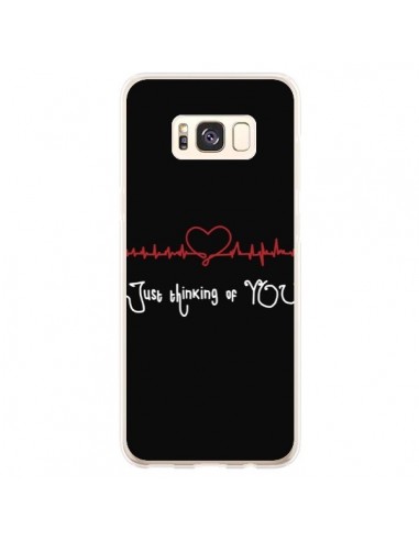 Coque Samsung S8 Plus Just Thinking of You Coeur Love Amour - Julien Martinez