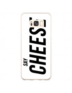 Coque Samsung S8 Plus Say Cheese Smile Blanc - Jonathan...