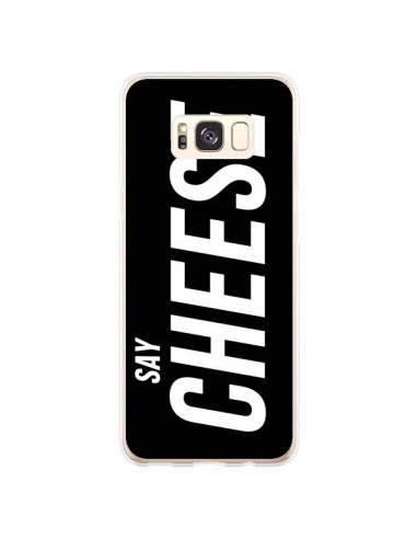 Coque Samsung S8 Plus Say Cheese Smile Noir - Jonathan Perez