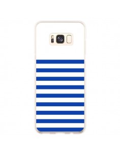Coque Samsung S8 Plus Mariniere Bleu - Jonathan Perez