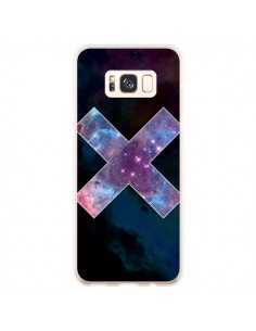 Coque Samsung S8 Plus Nebula Cross Croix Galaxie -...