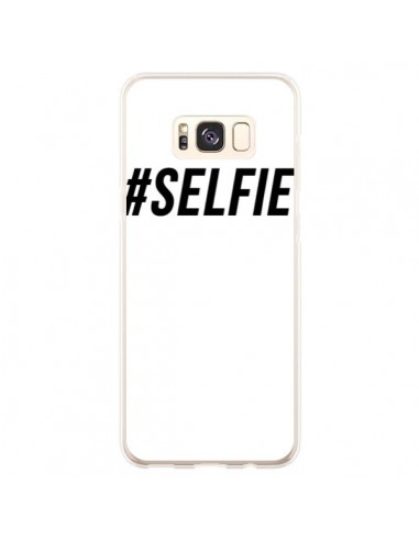 Coque Samsung S8 Plus Hashtag Selfie Noir Vertical - Jonathan Perez