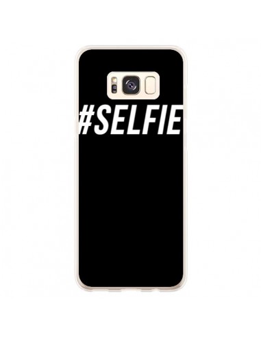 Coque Samsung S8 Plus Hashtag Selfie Blanc Vertical - Jonathan Perez