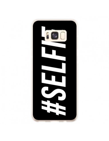 Coque Samsung S8 Plus Hashtag Selfie Noir Horizontal - Jonathan Perez