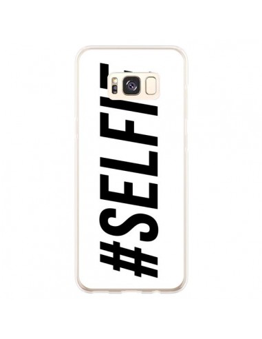 Coque Samsung S8 Plus Hashtag Selfie Blanc Horizontal - Jonathan Perez