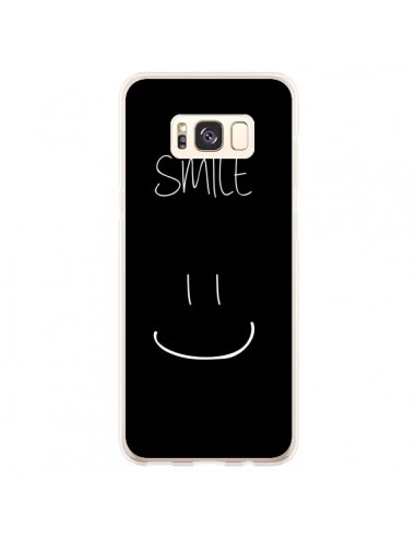 Coque Samsung S8 Plus Smile Souriez Noir - Jonathan Perez