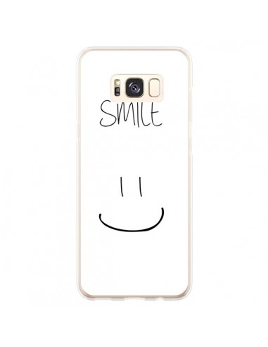 Coque Samsung S8 Plus Smile Souriez en Blanc - Jonathan Perez