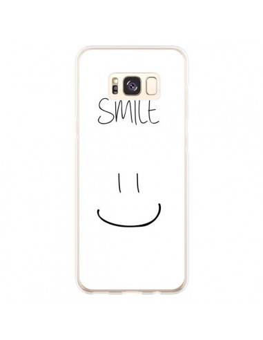 Coque Samsung S8 Plus Smile Souriez en Blanc - Jonathan Perez