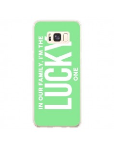 Coque Samsung S8 Plus In our family i'm the Lucky one -...