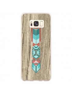Coque Samsung S8 Plus Totem Tribal Azteque Bois Wood -...