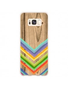 Coque Samsung S8 Plus Tribal Azteque Bois Wood - Jonathan...