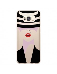 Coque Samsung S8 Plus Femme Chapeau Hat Lady Transparente...