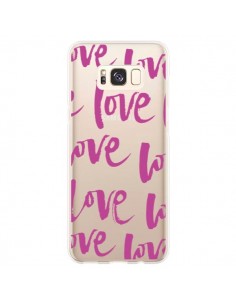 Coque Samsung S8 Plus Love Love Love Amour Transparente -...