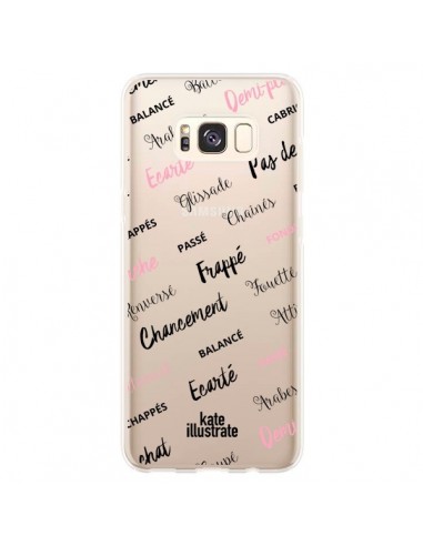 Coque Samsung S8 Plus Ballerina Ballerine Mots Transparente - kateillustrate