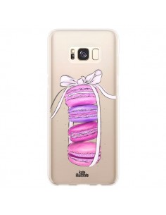 Coque Samsung S8 Plus Macarons Pink Purple Rose Violet...
