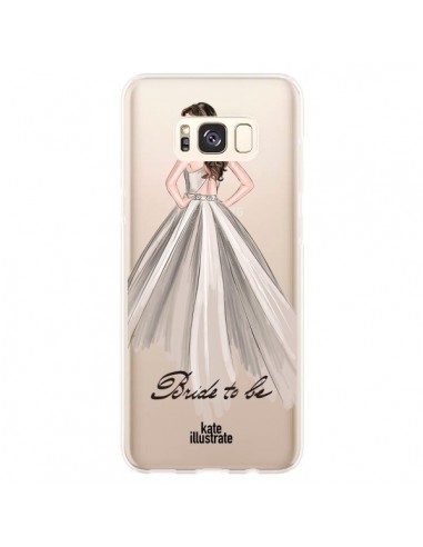 Coque Samsung S8 Plus Bride To Be Mariée Mariage Transparente - kateillustrate