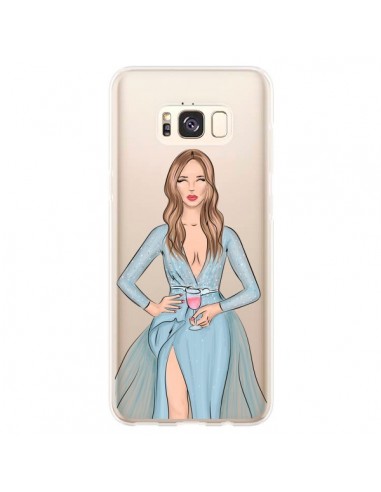 Coque Samsung S8 Plus Cheers Diner Gala Champagne Transparente - kateillustrate