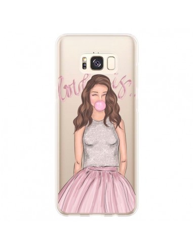 Coque Samsung S8 Plus Bubble Girl Tiffany Rose Transparente - kateillustrate