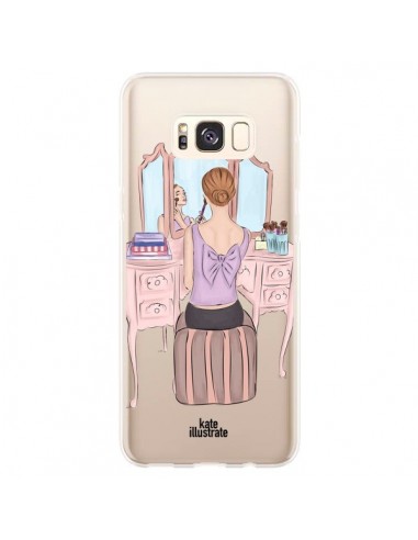 Coque Samsung S8 Plus Vanity Coiffeuse Make Up Transparente - kateillustrate