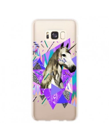 Coque Samsung S8 Plus Licorne Unicorn Azteque Transparente - Kris Tate