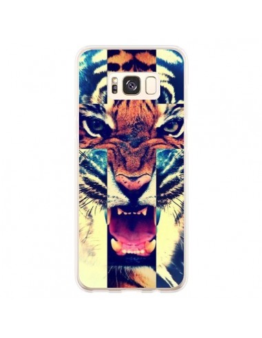 Coque Samsung S8 Plus Tigre Swag Croix Roar Tiger - Laetitia