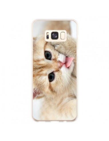 Coque Samsung S8 Plus Chat Cat Tongue - Laetitia