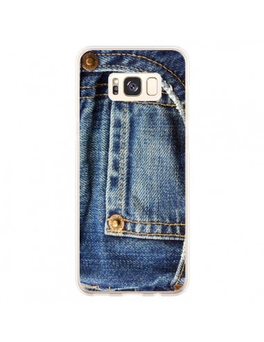 Coque Samsung S8 Plus Jean Bleu Vintage - Laetitia
