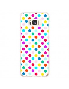 Coque Samsung S8 Plus Pois Multicolores - Laetitia