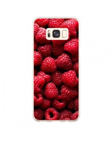 Coque Samsung S8 Plus Framboise Raspberry Fruit - Laetitia