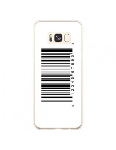 Coque Samsung S8 Plus Code Barres Noir - Laetitia