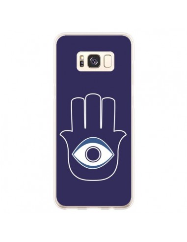 Coque Samsung S8 Plus Main de Fatma Oeil Bleu - Laetitia