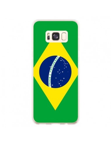 Coque Samsung S8 Plus Drapeau Brésil Brésilien - Laetitia
