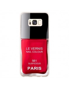 Coque Samsung S8 Plus Vernis Paris Suspicious Rouge -...