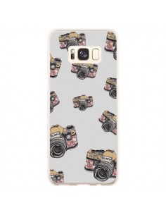 Coque Samsung S8 Plus Appareil photo vintage Rose - Laetitia