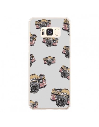 Coque Samsung S8 Plus Appareil photo vintage Rose - Laetitia