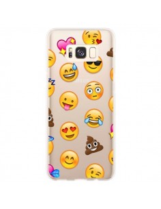 Coque Samsung S8 Plus Emoticone Emoji Transparente -...