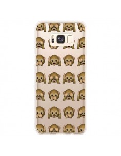 Coque Samsung S8 Plus Singe Monkey Emoticone Emoji...