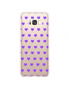 Coque Samsung S8 Plus Coeur Heart Love Amour Violet...