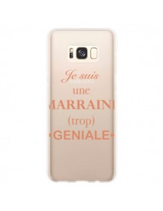 Coque Samsung S8 Plus Je suis une marraine trop géniale...