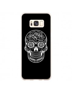 Coque Samsung S8 Plus Tête de Mort Mexicaine Blanche -...