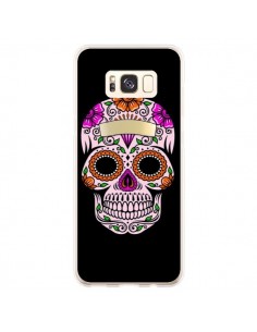 Coque Samsung S8 Plus Tête de Mort Mexicaine Multicolore...