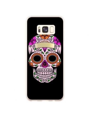 Coque Samsung S8 Plus Tête de Mort Mexicaine Multicolore - Laetitia