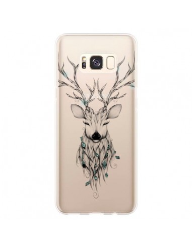 Coque Samsung S8 Plus Cerf Poétique Transparente - LouJah